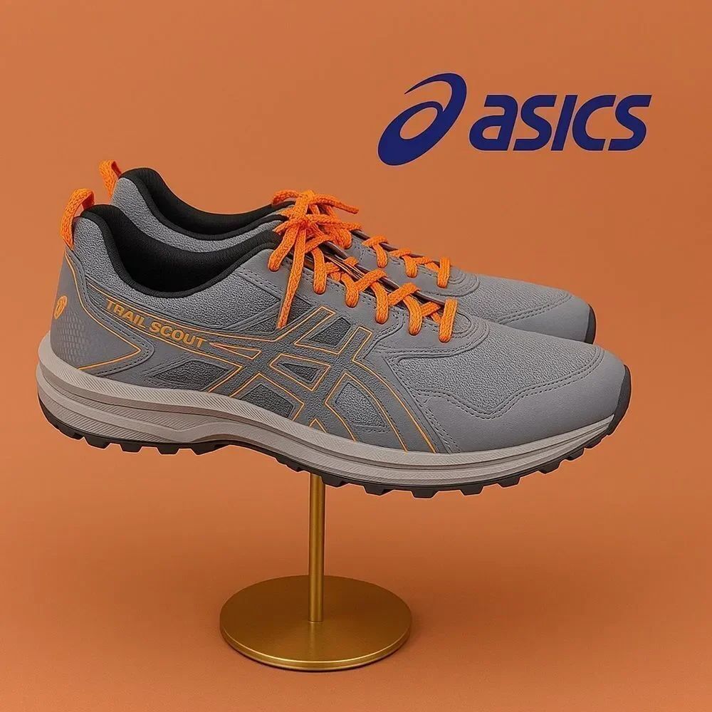 ASICS Trail Scout Metropolis Shocking Orange 1011A663 Running Shoes 11.5